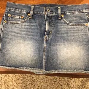 Denim blue Jean skirt